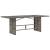 Set mobilier grădină cu perne, 9 piese, gri, poliratan GartenMobel Dekor