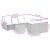 Set canapele de grădină, 9 piese, cu perne, gri, poliratan GartenMobel Dekor