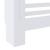 Mască pentru calorifer, alb, 78 cm, MDF GartenMobel Dekor