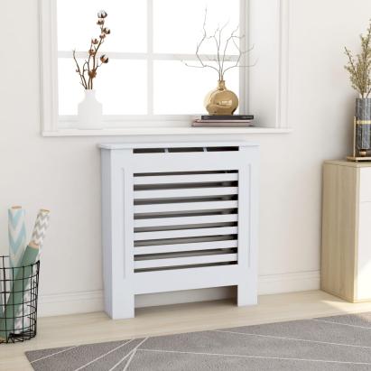 Mască pentru calorifer, alb, 78 cm, MDF GartenMobel Dekor