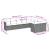 Set canapele de grădină cu perne, 10 piese, negru, poliratan GartenMobel Dekor
