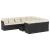 Set canapele de grădină cu perne, 11 piese, negru, poliratan GartenMobel Dekor