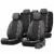 Set huse scaune PREMIUM, Universale, fractionate OTOM HORIZON 1801 Rosu AutoDrive ProParts