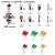 Set becuri rezerva H4, 30 de Piese, Include Becuri si Sigurante AutoDrive ProParts