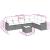 Set mobilier de grădină cu perne, 8 piese, negru, poliratan GartenMobel Dekor