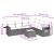 Set canapele de grădină cu perne, 7 piese, negru, poliratan GartenMobel Dekor
