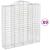 Coșuri gabion arcuite, 9 buc 200x50x200/220 cm, fier galvanizat GartenMobel Dekor