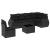 Set canapele de grădină cu perne, 7 piese, negru, poliratan GartenMobel Dekor