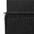 Set canapele de grădină cu perne, 7 piese, negru, poliratan GartenMobel Dekor