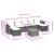 Set mobilier de grădină cu perne, 8 piese, negru, poliratan GartenMobel Dekor