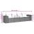 Set mobilier de grădină cu perne, 4 piese, negru, poliratan GartenMobel Dekor