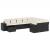 Set canapele de grădină cu perne, 10 piese, negru, poliratan GartenMobel Dekor