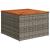 Set mobilier de grădină cu perne, 10 piese, gri, poliratan GartenMobel Dekor