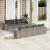 Set canapele de grădină, 9 piese, cu perne, gri, poliratan GartenMobel Dekor