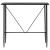 Set mobilier de bar, 5 piese, negru, plastic GartenMobel Dekor