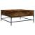 Măsuță de cafea stejar fumuriu 95x95x45 cm lemn prelucrat/metal GartenMobel Dekor