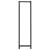 Suport de prosoape, negru, 25x20x95 cm, fier GartenMobel Dekor