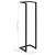 Suport de prosoape, negru, 25x20x95 cm, fier GartenMobel Dekor
