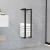 Suport de prosoape, negru, 12,5 x 12,5 x 60 cm, fier GartenMobel Dekor