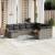 Set mobilier de grădină cu perne, 10 piese, gri, poliratan GartenMobel Dekor