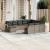 Set canapele de grădină cu perne, 11 piese, gri, poliratan GartenMobel Dekor