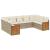 Set canapele de grădină, 9 piese, cu perne, bej, poliratan GartenMobel Dekor