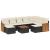 Set canapele de grădină cu perne, 10 piese, negru, poliratan GartenMobel Dekor