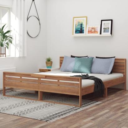 Cadru de pat, 180x200 cm, lemn masiv de tec GartenMobel Dekor