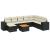 Set mobilier de grădină cu perne, 9 piese, negru, poliratan GartenMobel Dekor