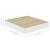 Raft de perete suspendat, stejar/alb, 23x23,5x3,8 cm, MDF GartenMobel Dekor