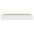 Raft de perete suspendat, stejar/alb, 23x23,5x3,8 cm, MDF GartenMobel Dekor