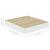 Rafturi perete suspendate 2 buc. alb/stejar 23x23,5x3,8 cm MDF GartenMobel Dekor