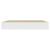 Rafturi perete suspendate 4 buc. alb/stejar 23x23,5x3,8 cm MDF GartenMobel Dekor