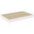 Raft de perete suspendat, alb și stejar, 40x23x3,8 cm, MDF GartenMobel Dekor