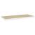 Rafturi perete suspendate 2 buc. stejar/alb 80x23,5x3,8 cm, MDF GartenMobel Dekor