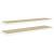 Rafturi perete suspendate 2 buc. stejar/alb 120x23,5x3,8 cm MDF GartenMobel Dekor