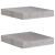 Rafturi perete suspendate 2 buc. gri beton 23x23,5x3,8 cm MDF GartenMobel Dekor