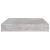 Rafturi perete suspendate 2 buc. gri beton 23x23,5x3,8 cm MDF GartenMobel Dekor
