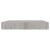 Rafturi perete suspendate 2 buc. gri beton 23x23,5x3,8 cm MDF GartenMobel Dekor