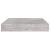 Rafturi perete suspendate 4 buc. gri beton 23x23,5x3,8 cm MDF GartenMobel Dekor