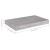 Rafturi de perete suspendate 2 buc. gri beton 40x23x3,8 cm MDF GartenMobel Dekor