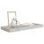 Rafturi perete suspendate, 2 buc., gri beton 60x23,5x3,8 cm MDF GartenMobel Dekor
