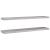 Rafturi perete suspendate 2 buc. gri beton 120x23,5x3,8 cm MDF GartenMobel Dekor