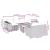 Set canapele de grădină cu perne, 11 piese, negru, poliratan GartenMobel Dekor