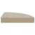 Raft de perete de colț, stejar și alb, 25x25x3,8 cm, MDF GartenMobel Dekor