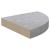 Rafturi de colț de perete, 4 buc., gri beton, 25x25x3,8 cm, MDF GartenMobel Dekor