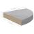 Rafturi de colț de perete, 4 buc., gri beton, 25x25x3,8 cm, MDF GartenMobel Dekor