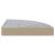 Raft de colț de perete, gri beton, 35x35x3,8 cm, MDF GartenMobel Dekor