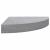 Rafturi de colț de perete 2 buc. gri beton 35x35x3,8 cm MDF GartenMobel Dekor