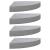 Rafturi de colț de perete 4 buc. gri beton 35x35x3,8 cm MDF GartenMobel Dekor